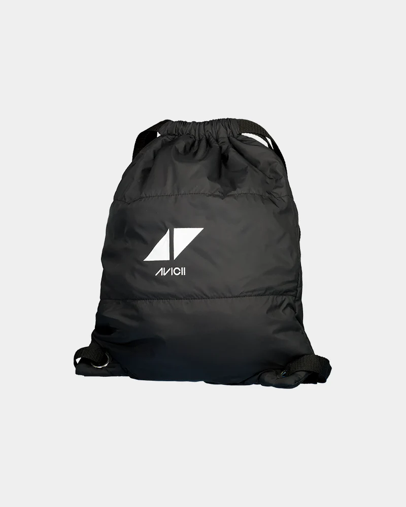 Avicii padded drawstring bag black - Image 2