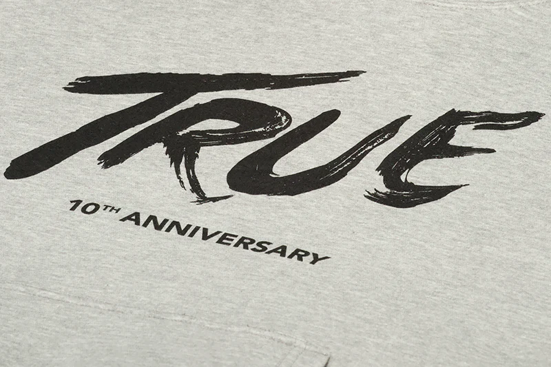 True 10th Grey Hoodie - Image 3