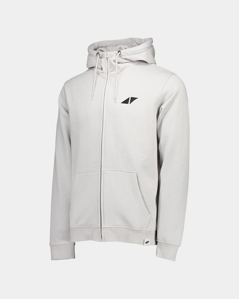 Avicii Zip Hood Soft Grey - Image 3