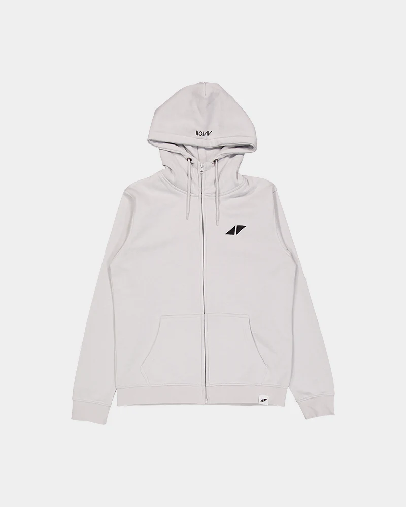 Avicii Zip Hood Soft Grey - Image 6